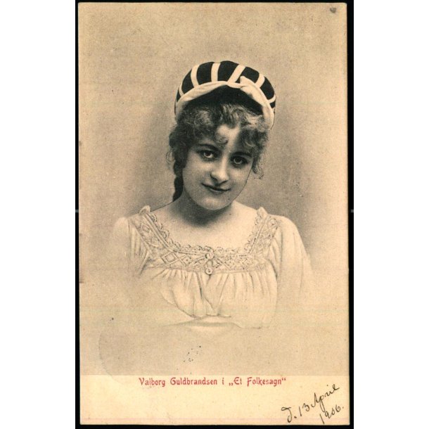 Valborg Guldbrandsen i "Et Folkesagn" - Alex Vincent 1049 - Brugt