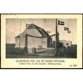 Gl�delig Jul og et Godt Nytaar - Uldbjerg Sogn - Tryksagskort u/n - Brugt