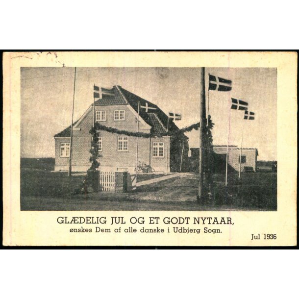 Gl�delig Jul og et Godt Nytaar - Uldbjerg Sogn - Tryksagskort u/n - Brugt