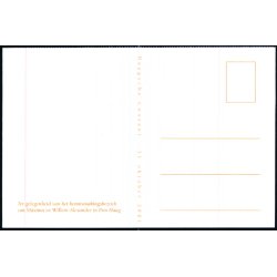 Prins Willem Alexander - Maxima - Haagsche u/n - Ubrugt