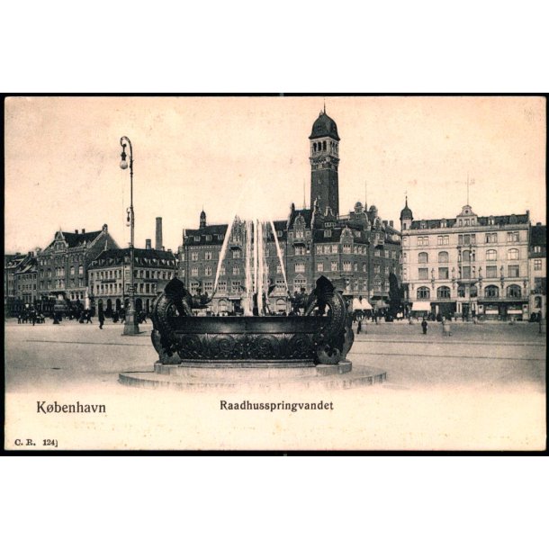 Kbenhavn - Raadhusspringvandet - C.R. 124