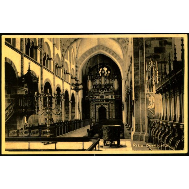 Ribe - Domkirken - Foto - Lauridsen 5268 - Ubrugt