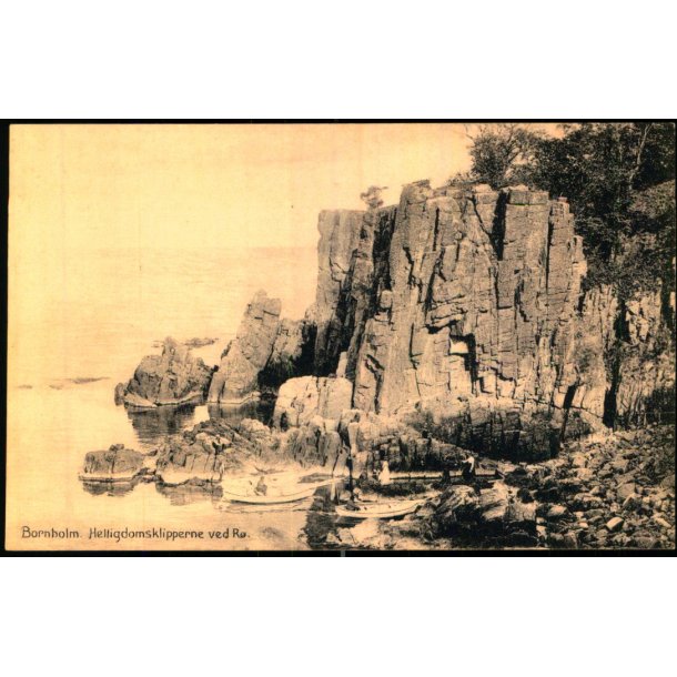 Bornholm - Helligdomsklipperne ved R - Frits Srensen 173 - Ubrugt
