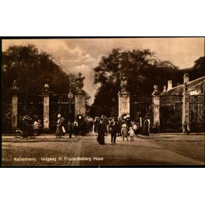 Kbenhavn - Indgang til Frederiksberg Have - Geerts 674 - Brugt