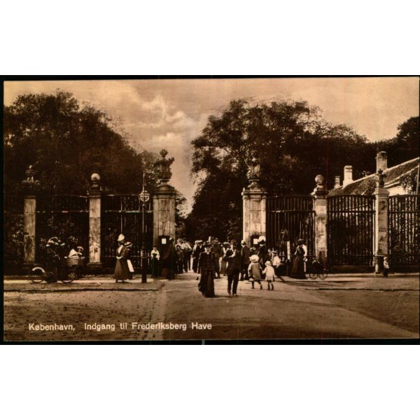 Kbenhavn - Indgang til Frederiksberg Have - Geerts 674 - Brugt