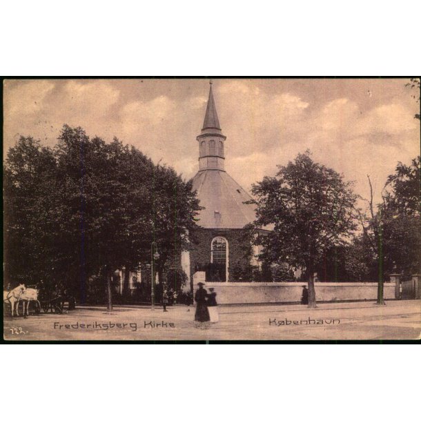 København - Frederiksberg Kirke - B.B.. 722 - Brugt - Frederiksberg ...