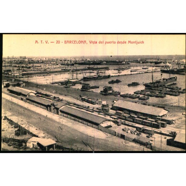 Barcelona - Vista del Pourto - ATV 20 - Ubrugt