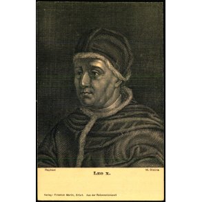 Pave Leo X - Martin u/n - Ubrugt
