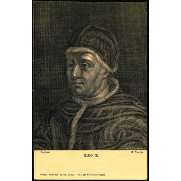 Pave Leo X - Martin u/n - Ubrugt