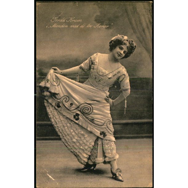 Gerda Krum i Manden med de tre Koner - Alex Vincent 1704 - Ubrugt