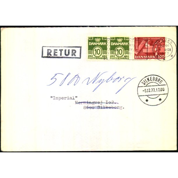 Brev fra Nyborg 4 - 12 - 77 - Retur til Nyborg