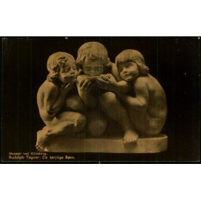 Mus�et ved Kildekrog - Rudolf Tegner - De r�rstige B�rn - Nordisk Kunst u/n - Ubrugt