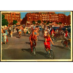 Kbenhavn -  Rdhuspladsen - Cyklister - Rudolf Olsen 80 - Ubrugt