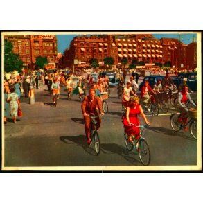 Kbenhavn -  Rdhuspladsen - Cyklister - Rudolf Olsen 80 - Ubrugt