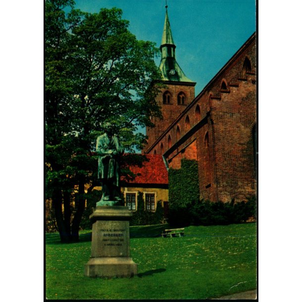 Odense - H.C. Andersens Statue og Domkirken - O.P.O. 6531 - 3 - Ubrugt