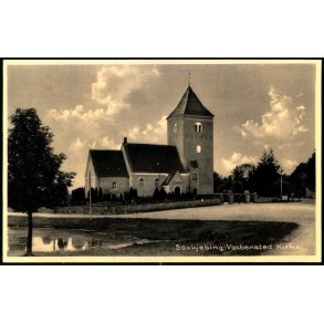 Saksk�bing - Vaabensted Kirke - Thaanning Steffensens Bogh. 93518 - Ubrugt