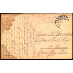 Feldpost - Neuhoe  2 - 11 - 16  - Til  4. Komp. - Billedside : Fulda