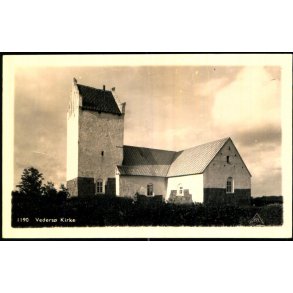 Veders� Kirke - Fotokort Pors 1190 - Ubrugt