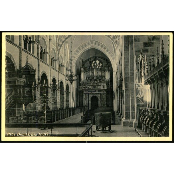 Ribe - Domkirkes Indre -  Lauridsen 6316 - Ubrugt