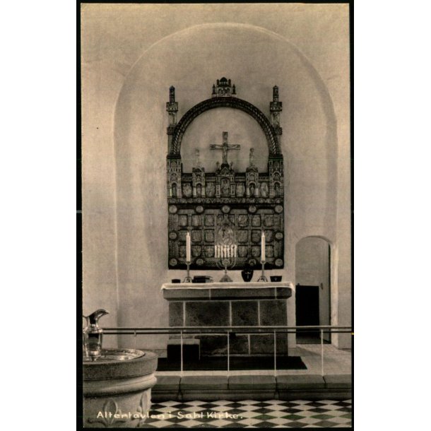 Altertavlen i Sahl Kirke - Kr. S. Kristensens Bog 99668 - Ubrugt