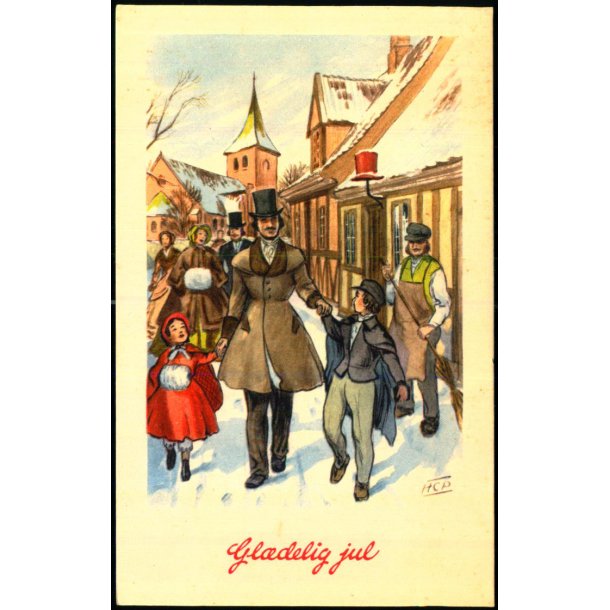 Hans Christian Petersen - Gldelig jul - Serie 75 - Brugt