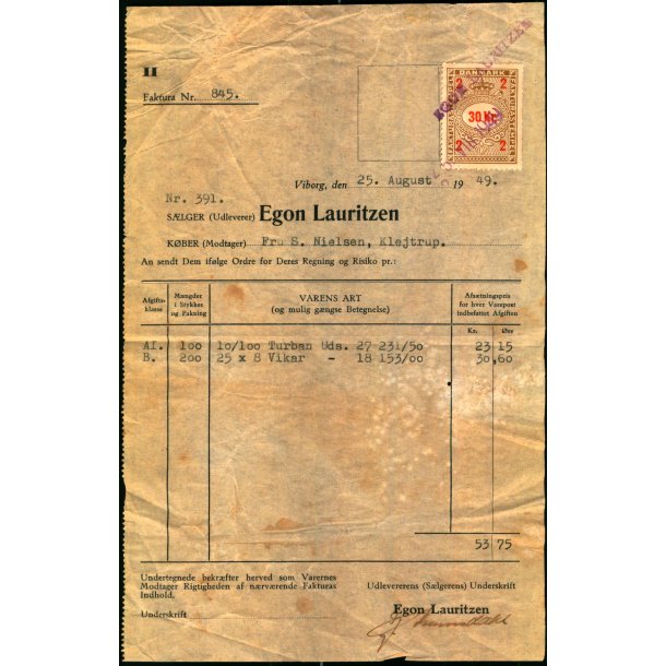 Egon Lauritzen - 1949 