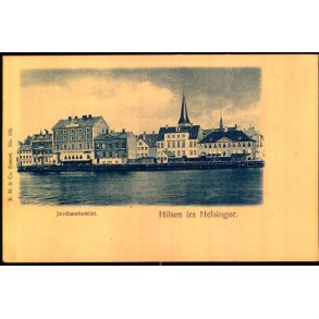 Hilsen fra Helsingr - Jrnbanehotellet - B.M. & Co. No. 106 - Ubrugt