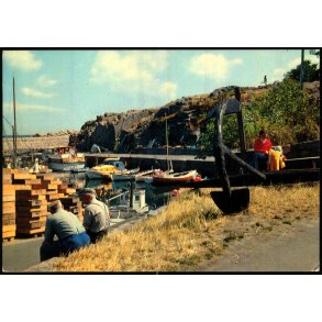 Bornholm - Inderhavnen - Gudhjem - Rudolf Olsen 1684 - Ubrugt