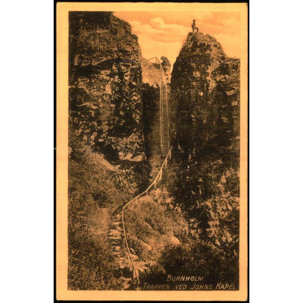 Bornholm - Trappen ved Johns Kapel - Frits Srensen 2543 - Ubrugt