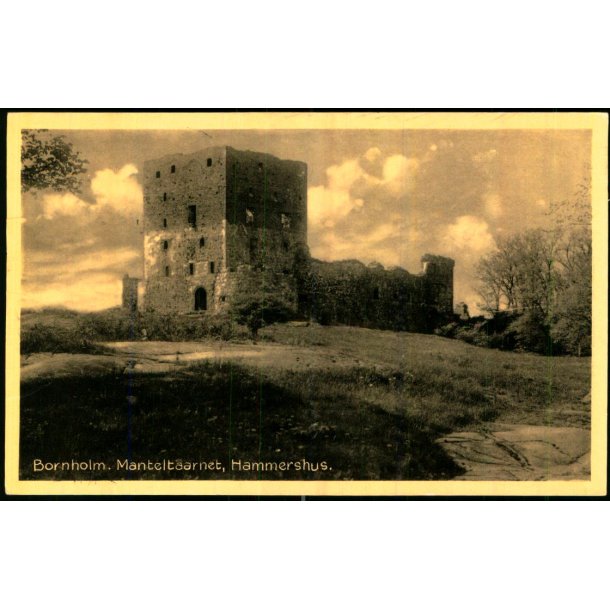 Bornholm - Manteltaarnet - Hammershus - K.H. Olsen 552 - Brugt