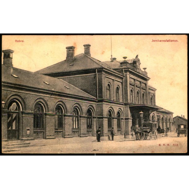 Hobro - Jernbanestationen - H.H.O. 3213