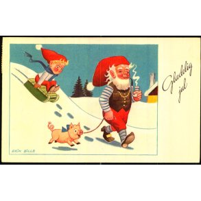 Erik Bille - Gldelig Jul - Serie 135 - Brugt