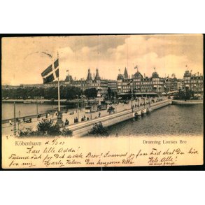 K�benhavn - Dronning Louises Bro - Ed. F. & Co 3044 - Brugt