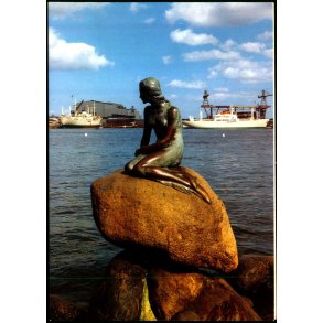 Kbenhavn - Den Lille Havfrue -  Dobbeltkort - Interprint u/n - Ubrugt