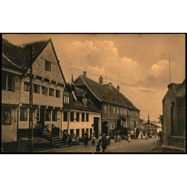 Middelfart - Brogade med Henne Frisers Hus - W&M 845/14 - Ubrugt