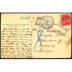 Efterporto - Postkort fra New South Wales  til Danmark  7 - 5 -11