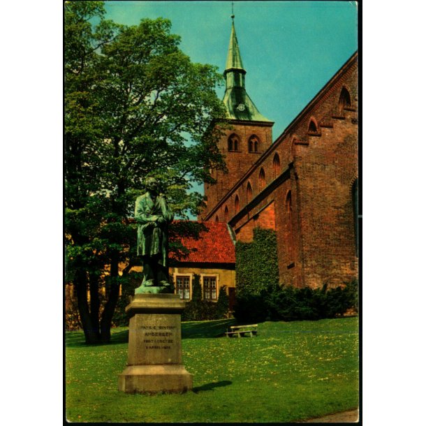 Odense - H.C. Andersens Statue og Domkirken - O.P.O. 6531 - 8 - Ubrugt