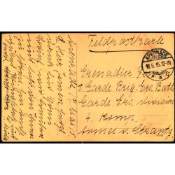 Feldpost - Apenrade  18 - 5 - 15  - Til 4. Komp. - Billedside : Osteseebad Apenrade