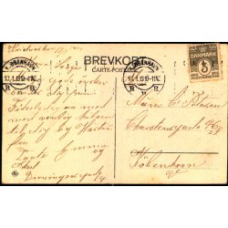 Kbenhavn - Raadhuspladsen i Sne - u/n