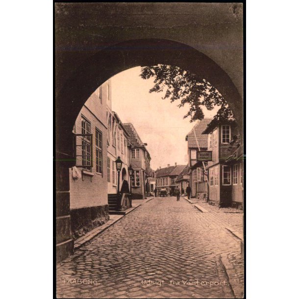 Faaborg - Udsigt fra Vesterport - Stender 16843 - Ubrugt