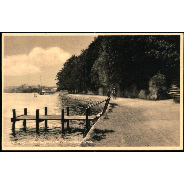 Svendborg - Strandvejen ved Christiansminde - Georg E. Jensens Eftf. 88512 - Ubrugt