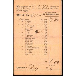 W.Bncke &amp; Co.  - Kbenhavn K. - u/n - Brugt -. Fold !