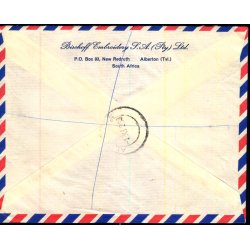 Luftpost Brev fra Syd Afrika - Express - Rekomaderet - 1 - 10 - 1968