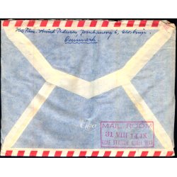 Luftpost Brev fra Danmark til Danish Nato Trainee - Canada - 26 - 8 - 58 - Med indhold.