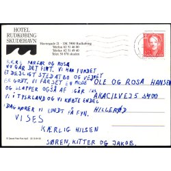 Hotel Rudkbing Skudehavn - Dansk Foto Tryk u/n - Brugt