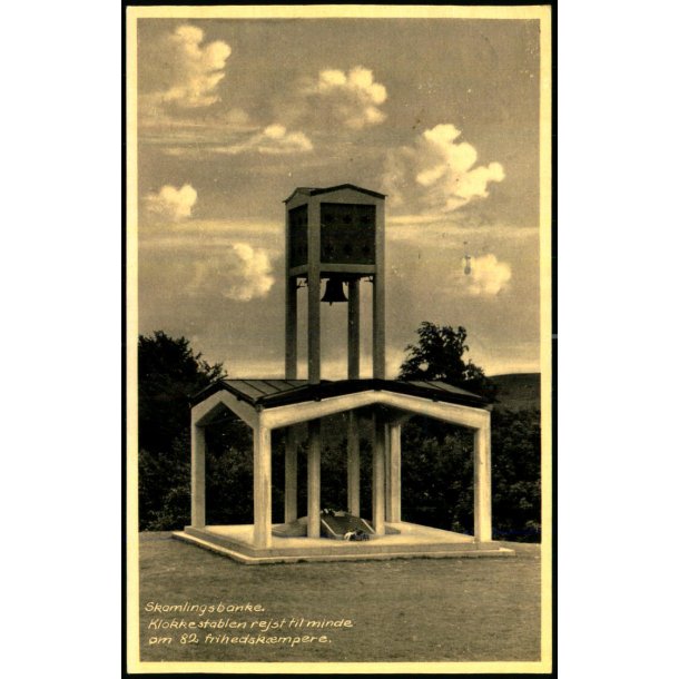 Skamlingsbanke - Klokkestabelen rejst til minde om Frihedsk�mpere - Stender K. 264 - Brugt