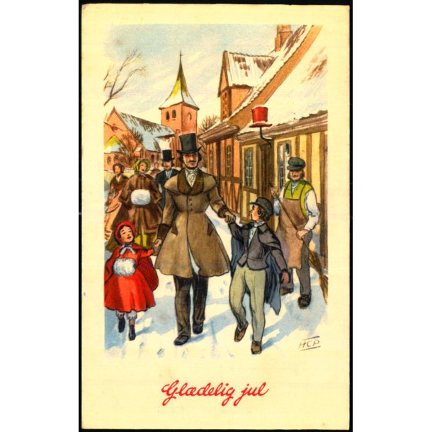 Hans Christian Petersen - Gldelig jul - Serie 75 - Brugt