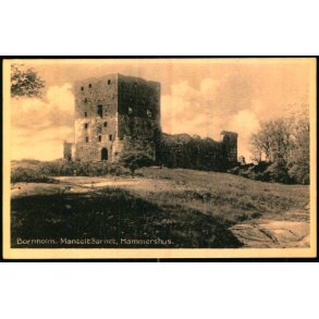 Bornholm - Manteltaarnet - Hammershus - K.H. Olsen 163 - Ubrugt