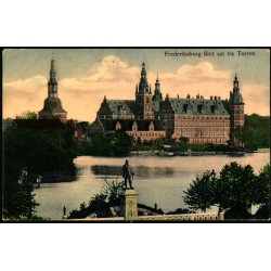 Frederiksborg Slot set fra Torvet - F. Hertz Bogh. u/n - Ubrugt
