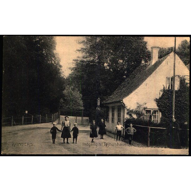 Randers - Indgang til T�jhushaven - V.T.&amp; P. 14177 - Brugt